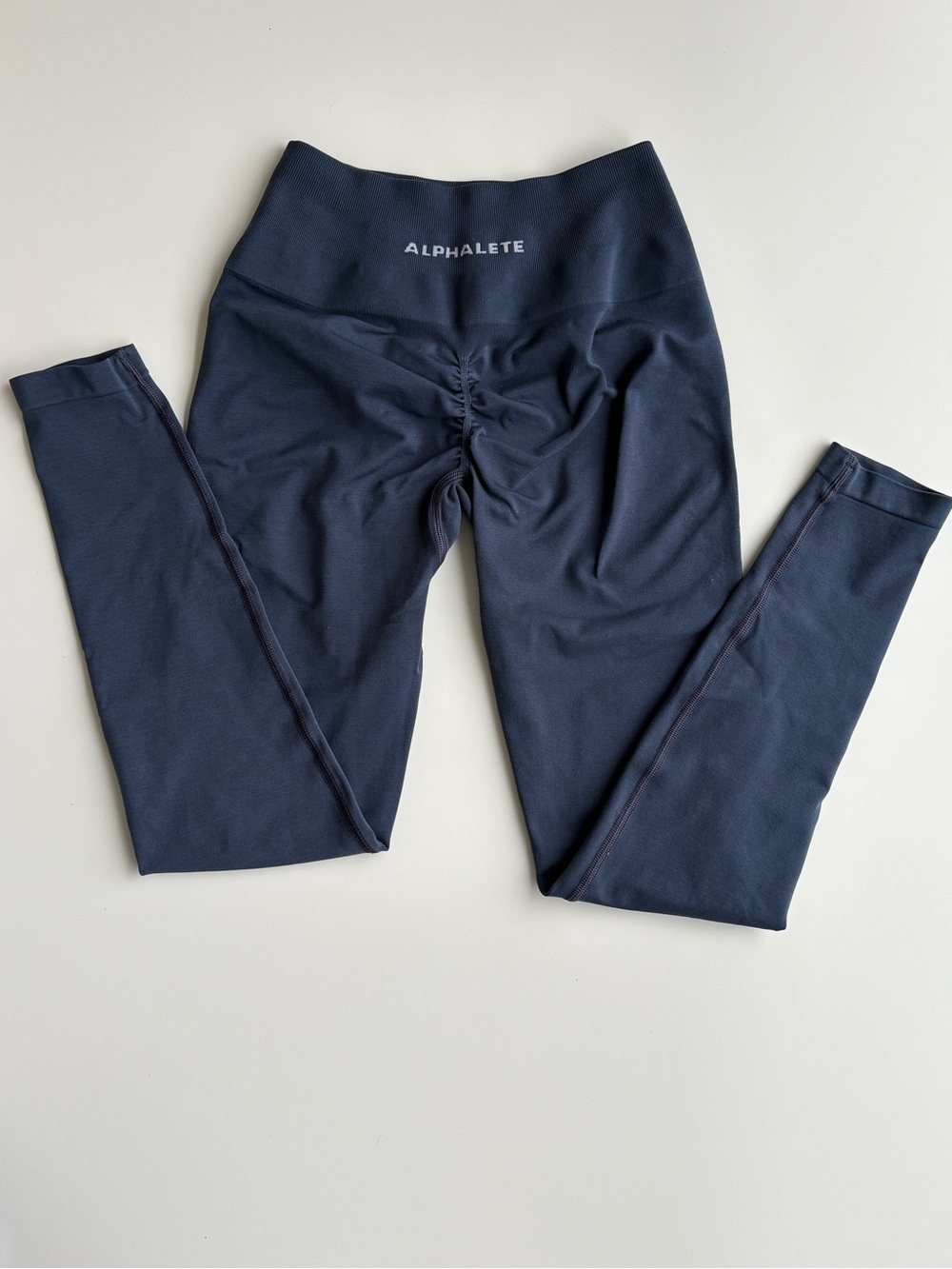Alphalete Amplify Contouring Navy Women’s Leggings. Sz Small